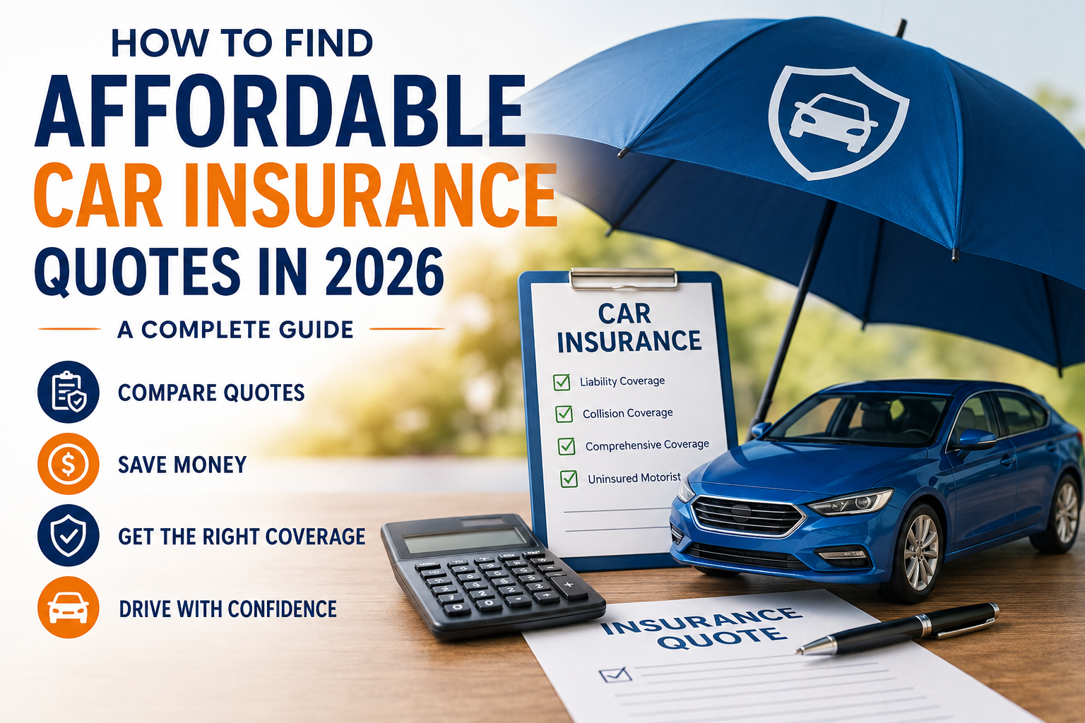 How to Find Affordable Car Insurance Quotes in 2026: A Complete Guide